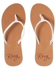Roxy Womens White Sandals - Image 3 of 4