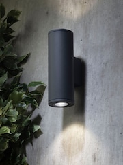BHS Black Mizar 10W Up/Down LED Outdoor Wall Light - Image 1 of 5
