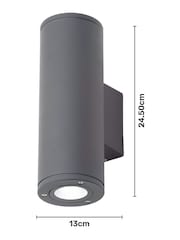 BHS Black Mizar 10W Up/Down LED Outdoor Wall Light - Image 4 of 5