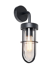 BHS Black Woking Caged Outdoor Wall Light - Image 5 of 7