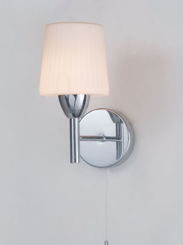 BHS Silver Aquarius 1 Light Bathroom Wall Light - Image 1 of 3 BHS Silver Aquarius 1 Light Bathroom Wall Light - Image 1 of 3
