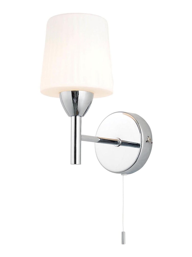BHS Silver Aquarius 1 Light Bathroom Wall Light - Image 3 of 3 BHS Silver Aquarius 1 Light Bathroom Wall Light - Image 3 of 3