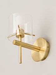 Brass Gene Cylinder Bathroom Wall Light - Image 2 of 4