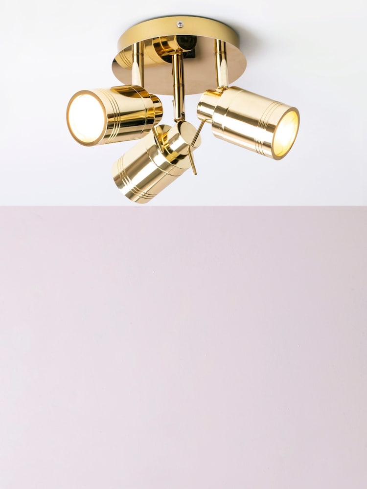 Brass BHS Scorpius Spotlight Ceiling Light - Image 1 of 5