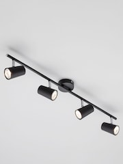BHS Harvey Black 4 Light Bar Spotlight - Image 2 of 5