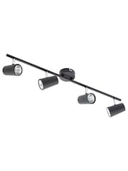 BHS Harvey Black 4 Light Bar Spotlight - Image 4 of 5