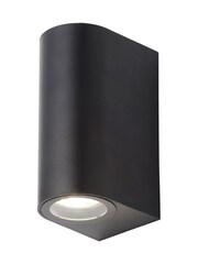 BHS Iona Black 2 Outdoor Wall Light - Image 2 of 3