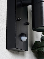 BHS Black Neso 2 Outdoor Wall Light - Image 3 of 7
