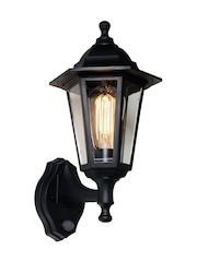 BHS Bianca Black 6 Panel Outdoor Wall Light - Image 3 of 7