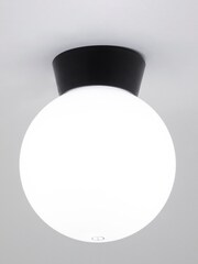 BHS Black York E27 Globe Porch Lantern Outdoor Light - Image 2 of 3