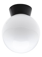 BHS Black York E27 Globe Porch Lantern Outdoor Light - Image 3 of 3