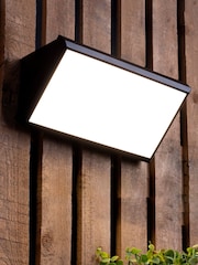 BHS Black Derby LED Wedge Hi Lo Outside Light - Image 1 of 3