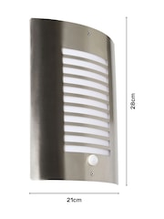 BHS Silver Sigma Wall Outdoor Light - Image 4 of 6