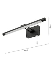 BHS Silver Chai Mirror and Picture Bathroom Wall Light - Image 4 of 5