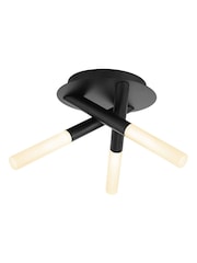 BHS Black Crux 3 Light Bathroom Ceiling Light - Image 3 of 5