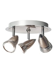BHS Silver 3 Light Spotlight - Image 5 of 7
