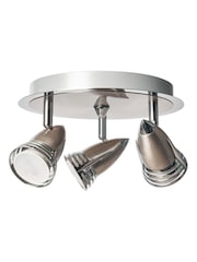 BHS Silver 3 Light Spotlight - Image 6 of 7