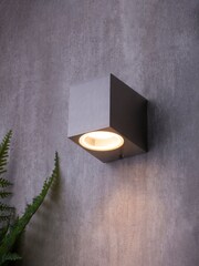 BHS Silver Fleet GU10 Square Ceiling Downlight - Image 1 of 4
