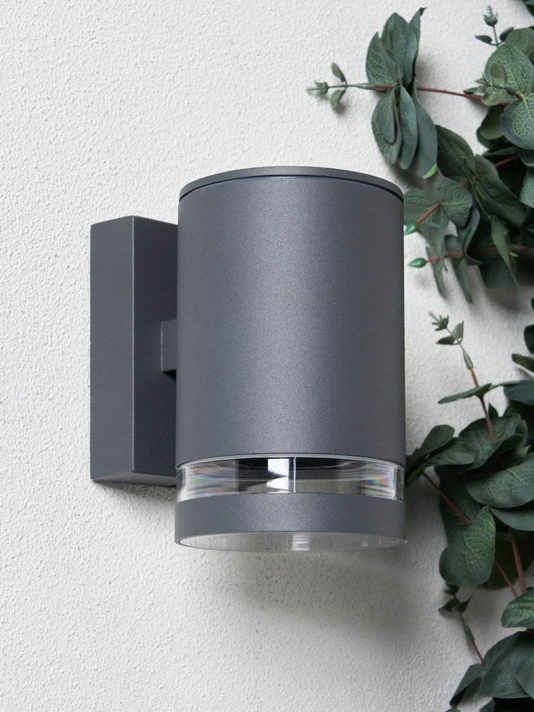 BHS Black Lens Single Wall Outdoor Light - Image 2 of 6 BHS Black Lens Single Wall Outdoor Light - Image 2 of 6