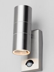 BHS Silver Leto 2 Outdoor Light Lamp Holders - Image 2 of 4