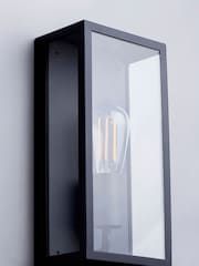 BHS Black Minerva Outdoor Lantern Wall Light - Image 3 of 5