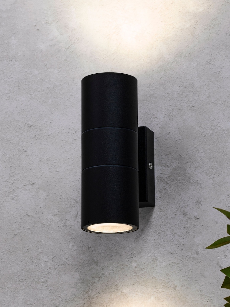 BHS Black Leto 2 Spotlight Outdoor Light - Image 1 of 4