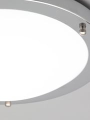BHS Silver Delphi Large Flush Bathroom Ceiling Light - Image 3 of 4
