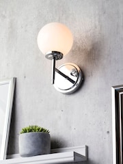 Silver BHS Porto Opal Wall Light - Image 1 of 4