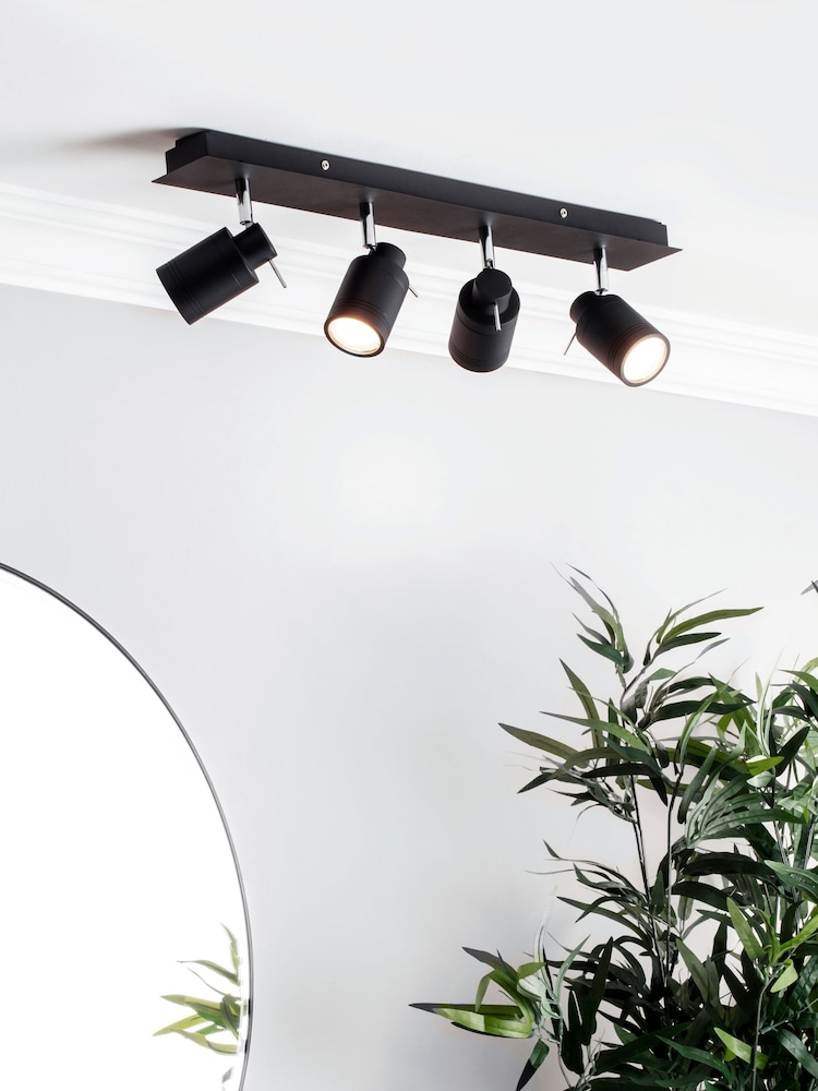 Black BHS Scorpius Spotlight Ceiling Light - Image 1 of 5
