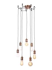 BHS Copper Padua 7 Light Ceiling Light - Image 4 of 4