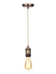 BHS Brass Dale Cable Ceiling Light - Image 4 of 4