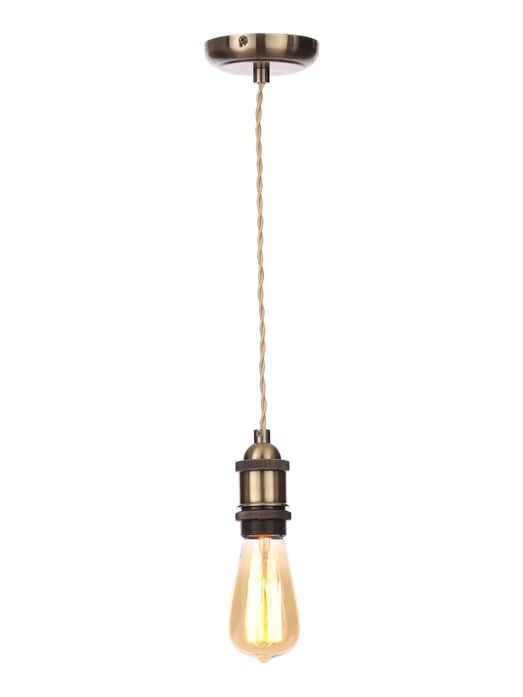 BHS Brass Dale Cable Ceiling Light - Image 4 of 4 BHS Brass Dale Cable Ceiling Light - Image 4 of 4