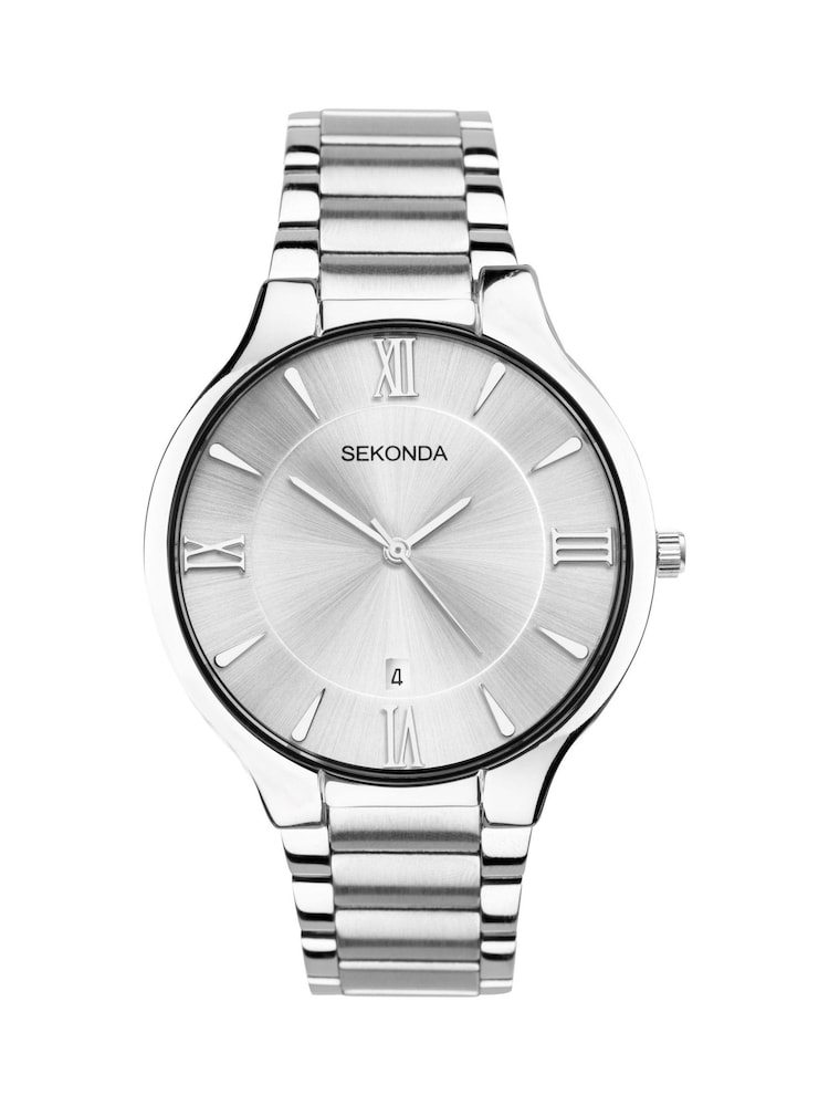Sekonda Gents Silver Plated Watch - Image 2 of 4