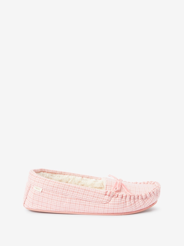 Vérification rose - Chaussons Mocassins Doublés en Fausse Fourrure - Image 4 of 8