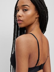 HUGO Black Triangle Box Logo Bra - Image 4 of 5