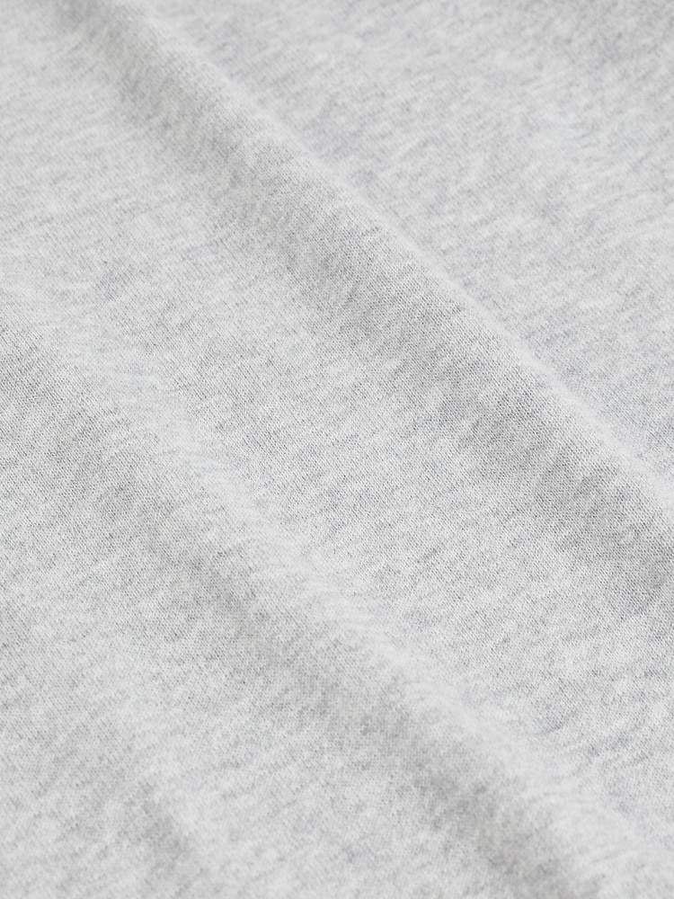 Light Grey Regular Knitted Long Sleeve Polo Shirt - Image 7 of 7
