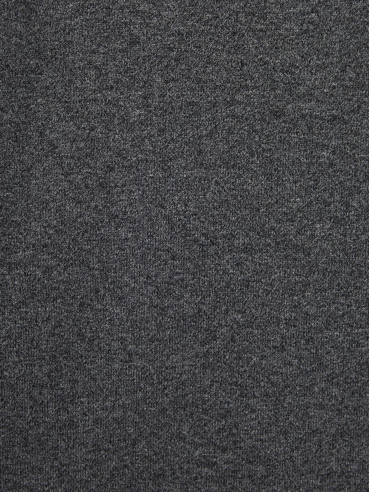 Charcoal Grey Regular Knitted Polo Shirt - Image 6 of 6