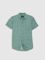 Rodd & Gunn Mint Green Palm Beach Sports Fit Shirt - Image 5 of 6