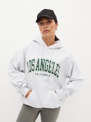 Grey Los Angeles Graphic Hoodie - Image 1 of 6