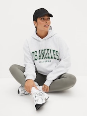 Grey Los Angeles Graphic Hoodie - Image 3 of 6