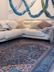 Asiatic Rugs Orange Kaya Niki Washable Rug - Image 1 of 5