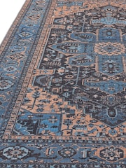 Asiatic Rugs Orange Kaya Niki Washable Rug - Image 3 of 5