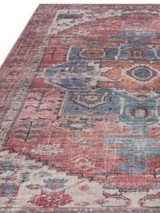 Asiatic Rugs Red Kaya Shiva Washable Rug - Image 3 of 5