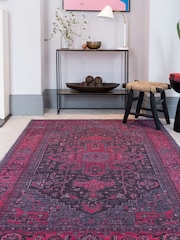 Asiatic Rugs Pink Kaya Alya Washable Rug - Image 1 of 5