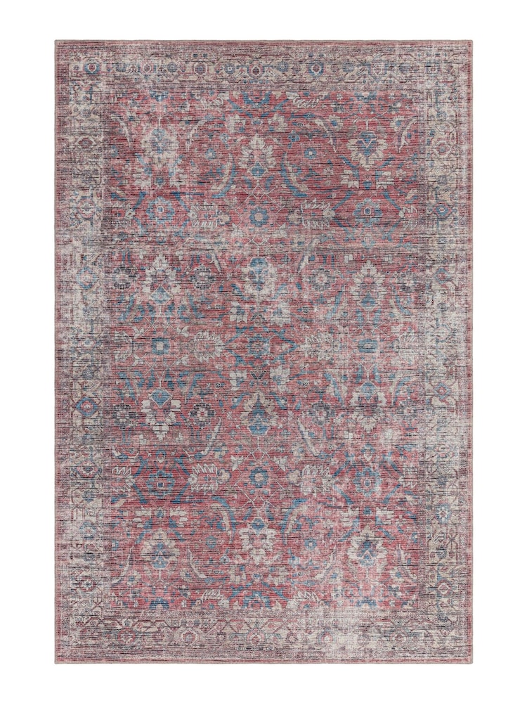 Asiatic Rugs Red Kaya Mona Washable Rug - Image 1 of 4 Asiatic Rugs Red Kaya Mona Washable Rug - Image 1 of 4