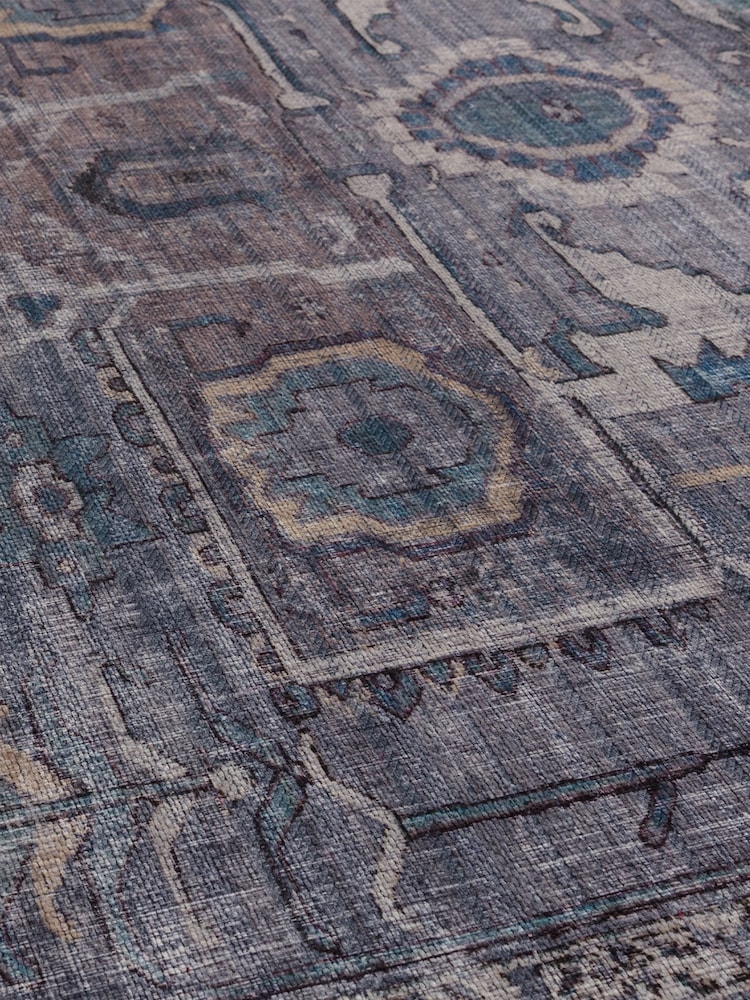 Asiatic Rugs Grey Kaya Noor Washable Rug - Image 5 of 5