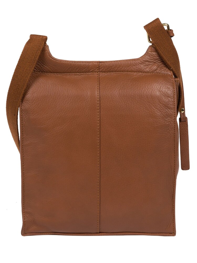 Cultured London Covent Leather Cross-Body Dark 100% Cotton Bag - Image 2 of 6