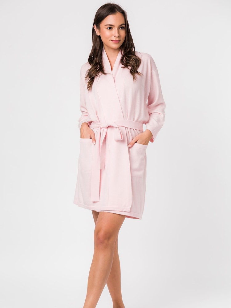 Pure Luxuries London Hallbeck Cashmere & Merino Wool Dressing Gown - Image 1 of 4 Pure Luxuries London Hallbeck Cashmere & Merino Wool Dressing Gown - Image 1 of 4