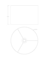 Searchlight Josie Ochre Yellow Velvet Easy Fit Shade - Image 4 of 4