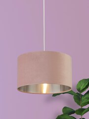 Searchlight Josie Pink Velvet Easy Fit Shade - Image 1 of 3